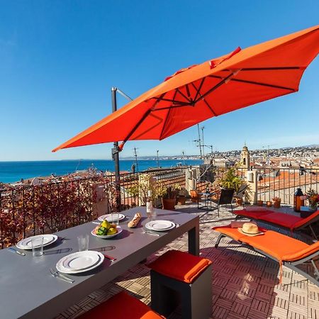 ניס Le Chateau - The Most Beautiful Sight In Old Town, Private Terrace מראה חיצוני תמונה