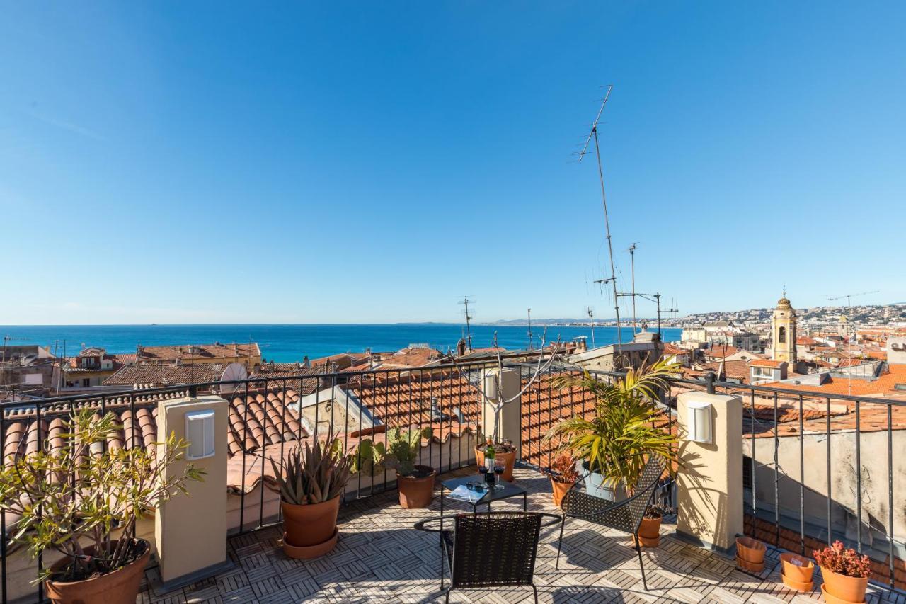 ניס Le Chateau - The Most Beautiful Sight In Old Town, Private Terrace מראה חיצוני תמונה