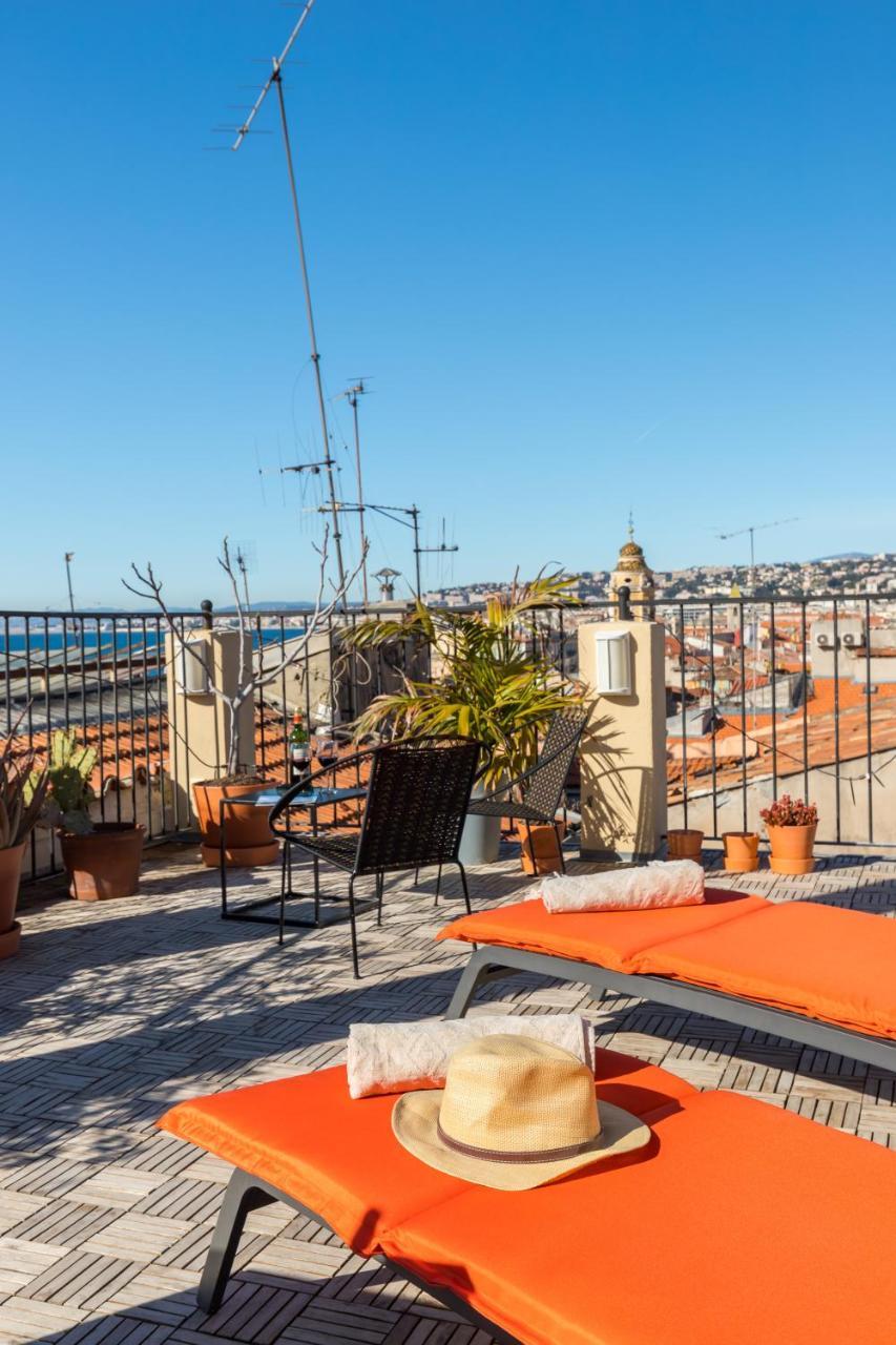 ניס Le Chateau - The Most Beautiful Sight In Old Town, Private Terrace מראה חיצוני תמונה