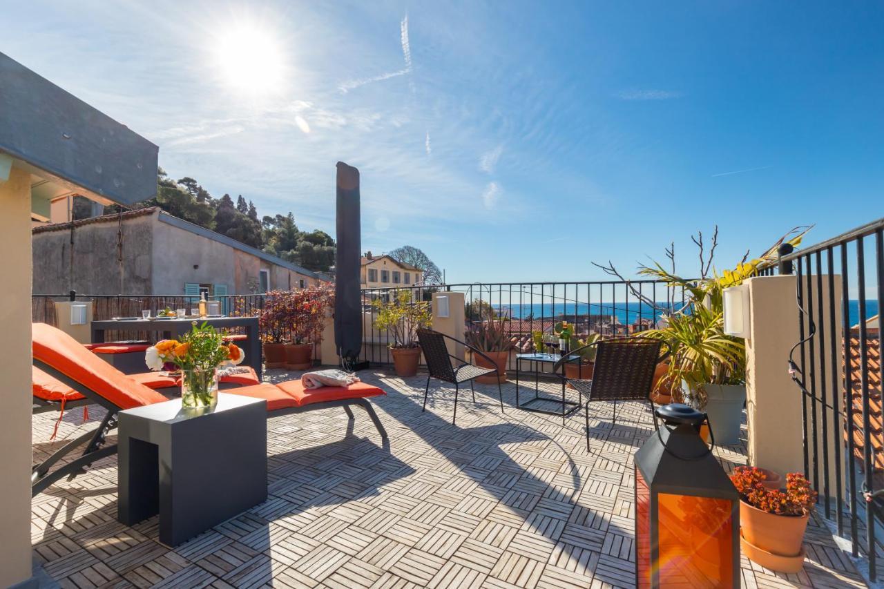 ניס Le Chateau - The Most Beautiful Sight In Old Town, Private Terrace מראה חיצוני תמונה