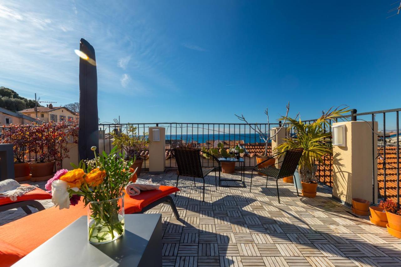 ניס Le Chateau - The Most Beautiful Sight In Old Town, Private Terrace מראה חיצוני תמונה